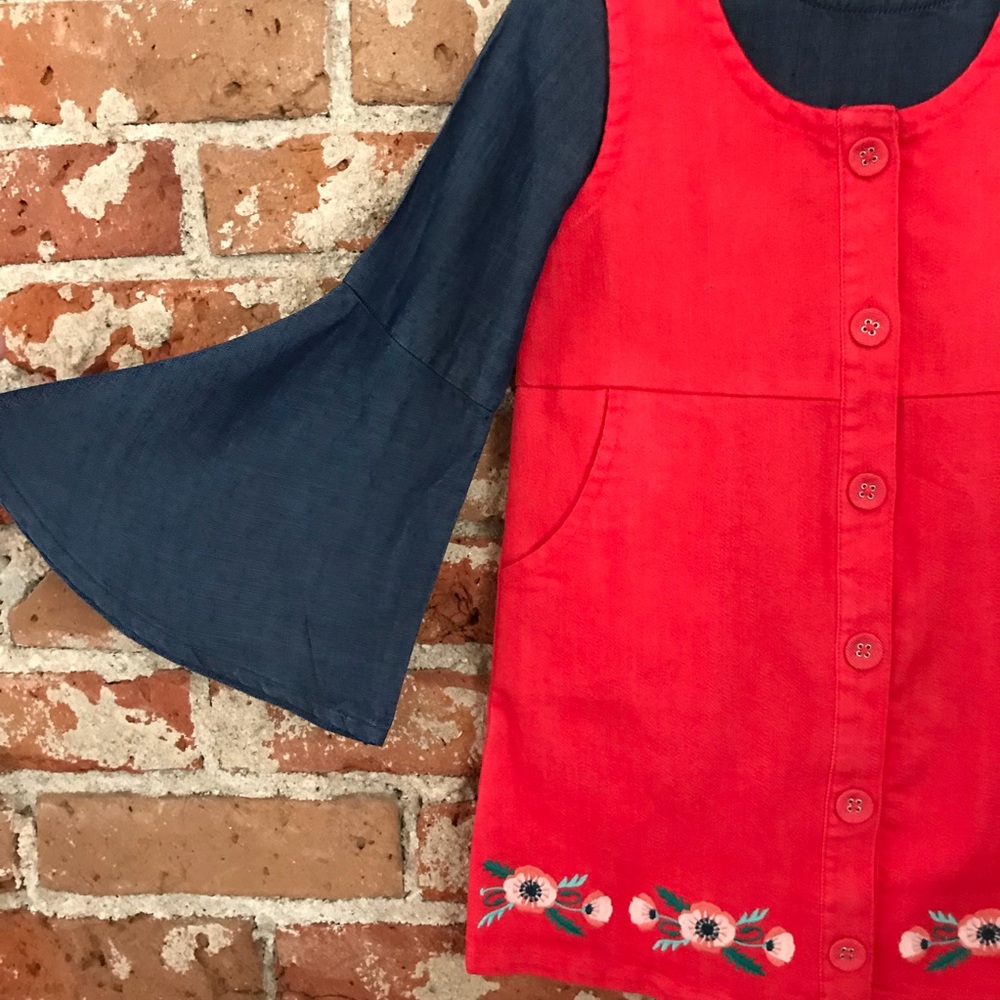 Genuine Kids by OshKosh dress and jumper 5T NWT